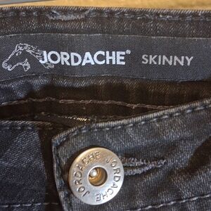 Jordache Skinny Jeans Black Fade 8 260733